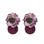 FLORAL STATEMENT DROP EARRINGS